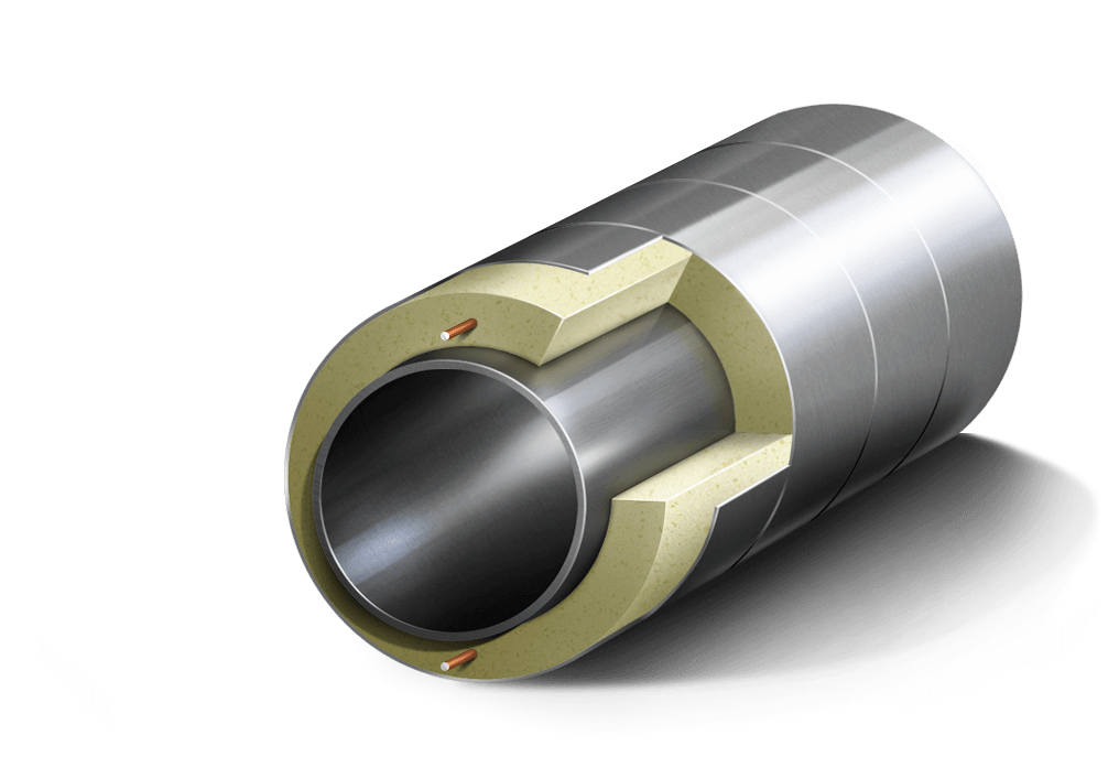 Труба стальная в ППУ-изоляции 6х1 мм сталь 20 ГОСТ 8734-75